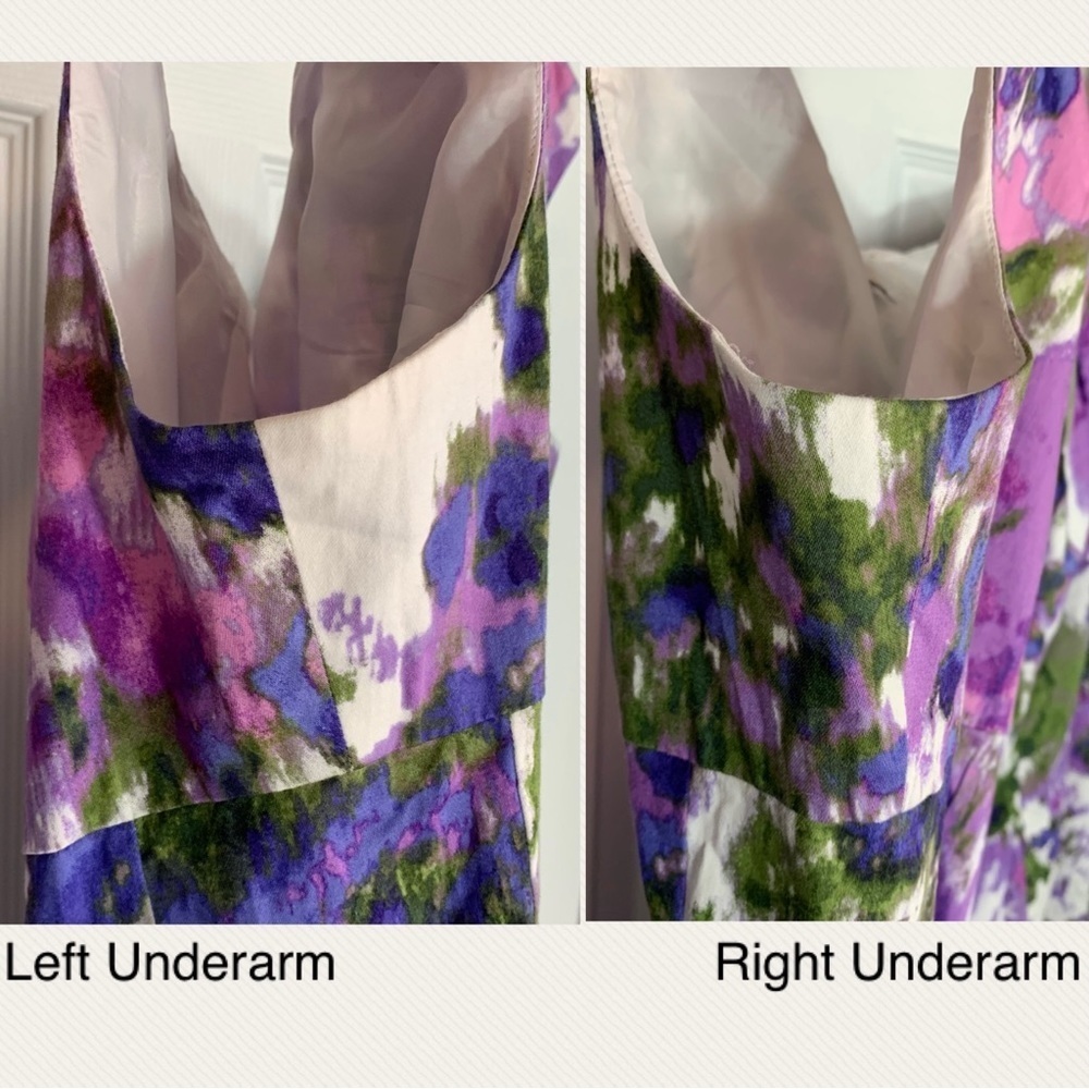 Signature Ella Watercolor Empire Waist Dress, [Sz 22W] - Picture 5 of 11